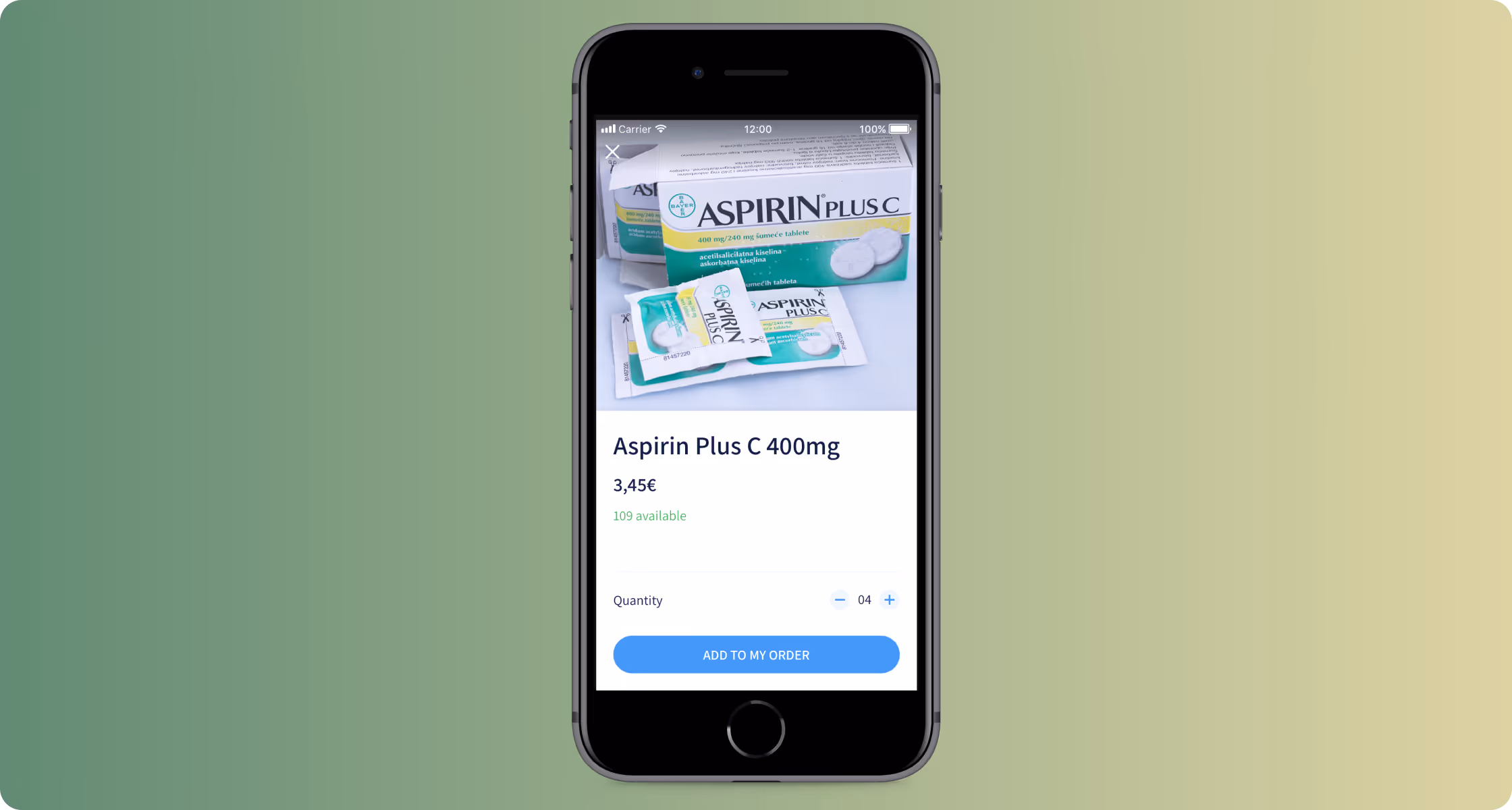 Mobile Pharmaceutical Ordering App